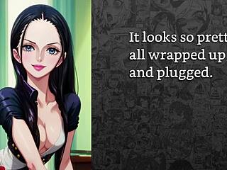 faygrey, nico robin, and ulti guide your good boy training with femdom joi and cbt.