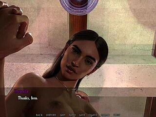 the latina hottie invites me to fuck her in this 3d anime game