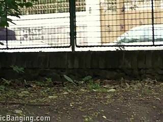 i can't believe cute alexis crystal got banged in public threesome!