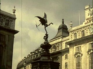 Vintage swinging sixties action in London