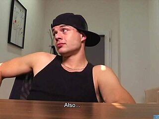 Hunk Czech man takes bareback for cash in POV gay fuck