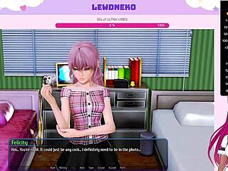 Vtuber lewdneko dives into naughty harem hotel gameplay with toys in part 19