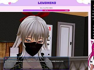 Vtuber lewdneko dives into naughty harem hotel gameplay with toys in part 19