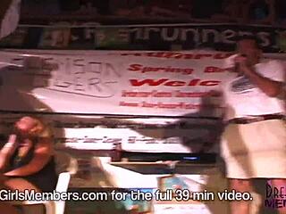 girls get naked at freaky spring break contest