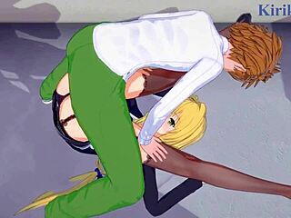 Ryouko Mikado and Tearju Lunatique Intense Sex Scene