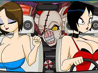 What is love? Resident Evil animation flash with wild monster boobs! 😈