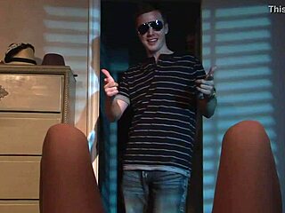 Halloween sexy nude blonde girl on bed with hairy boobs.