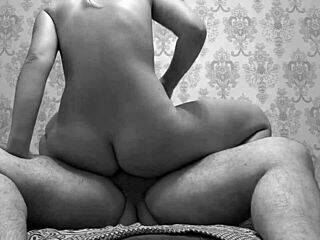 Fucking my curvy milf's big ass in anal