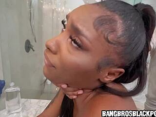 Screwing His Hot Ebony Stepsister's Big Tits In Doggystyle Like There's No Tomorrow!