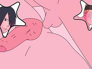 Naruto and Sasuke in Gay Scene