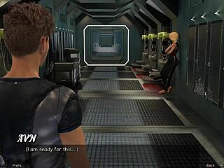 Wow! Stranded Blonde Virgin Deepthroats Monster Cock in Space!