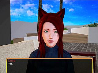 Exploring my new family in a homemade game