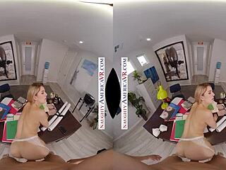 i fuked abby adams' natural tits in lingerie at werk