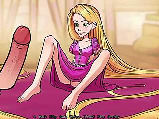 Once a porn a time, memories of Rapunzel Ruta Angel in cartoon hentai.