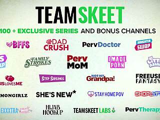 Small Teen 18+ BENDS OVER for HUGE COCK!