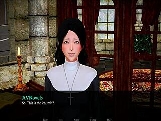 In my new family, the redhead teen explores her desires