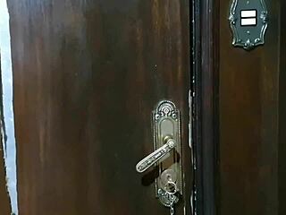 Brunette wife left alone, neighbor bangs her tight pussy hard