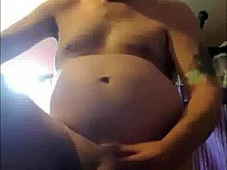 a shy bisexual male, naked in a homemade video, shoots a big cumshot during amateur play