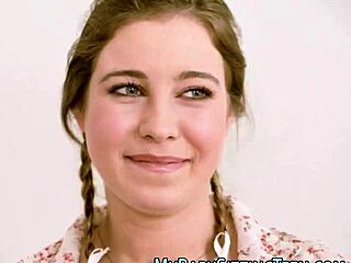 Teen Babysitter Riding Cock Hard. Blowjob And Handjob In High Definition.