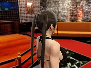 In this anime, the hot young girl with big tits gets fucked until she cums.