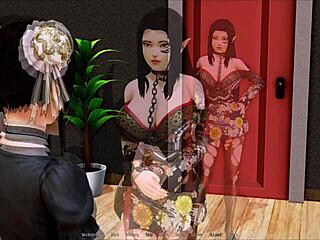 in harem hotel 35, the anime hentai game unfolds in luxurious hotel setting