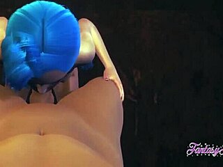 League Of Legends Hentai 3D - Jinx Blowjob With Pov Uncensored. Japanese Asian Manga Anime Game Porn.