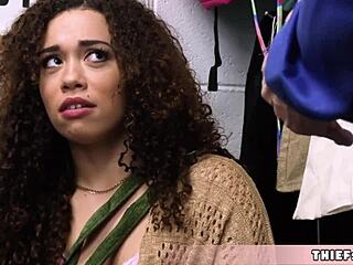 beautiful blm activist chick caught in the mall for a punish fuck session