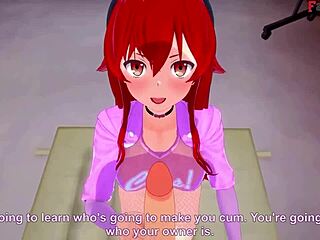 eris interacts with me at the gym in this fantasy anime movie