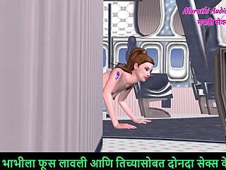 Marathi audio sex story with animated 3D teen girl fingering pussy