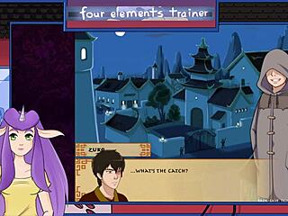 avatar last airbender trainer mixing drinks with big tits