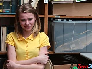 OMG, crying Russian teen thief with small tits gets punish fucked hard. 😱