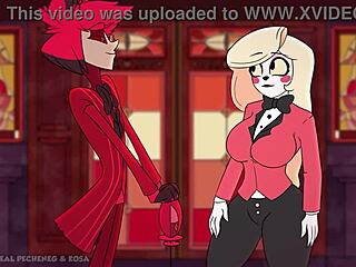 Charlie Morningstar fucks Alastor hard in this comic, pounding that big ass for a rough creampie!