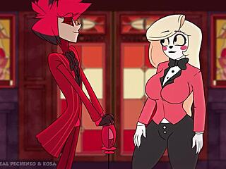 Charlie Morningstar fucks Alastor hard in this comic, pounding that big ass for a rough creampie!