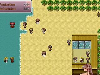 Oh, Sana's lactating tits on the beach!