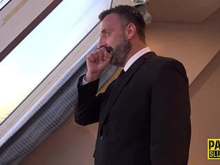 i’m a fetish submissive blonde jerking a hard cock for cum