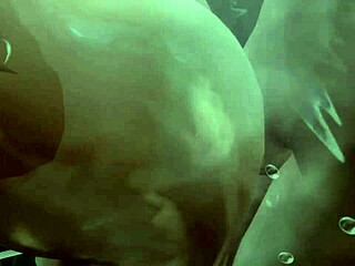 Hey, this 3D anime babe gets her pussy licked in the bath! 😍