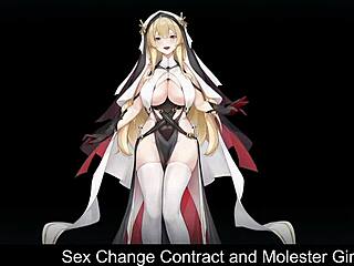 Exploring a sex change contract with an M girl in this game
