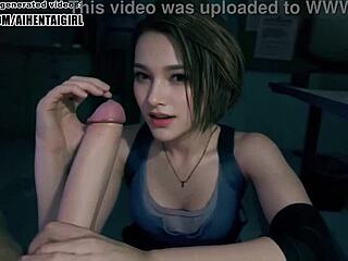 WOW! Resident Evil Jill Valentine Cosplay Handjob in Uncensored Hentai AI-Generated Action!