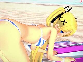 Marie Rose Bikini Fucking On Beach POV DOA Fantasy