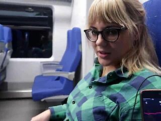 Can You Control My Toy Orgasm On This Train Ride?