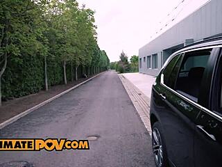 Veronica Leal enjoys double cock in a holiday POV trio