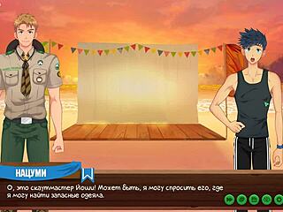 Game Friends Camp Episode 17 - Scout Badges Russian Voice Acting