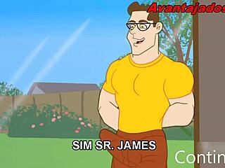 Just casual gay cartoon action with Brazilian passive vibe