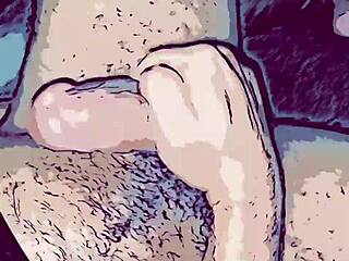 gay animation fucking passive mouth with big dick!