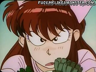 Anime threesome with cock whore getting medical BJ action!