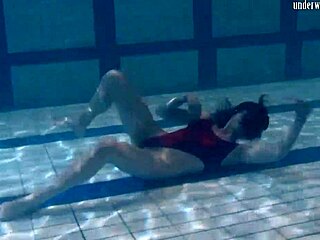 ivetta’s pool fun will make ya wanna stare at her moves!