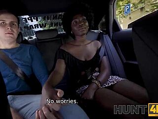 ebony slut picked up for interracial cuckold sex