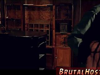 I'm the poor little 18+ latina teen Gina in hard metal bondage getting a creampie