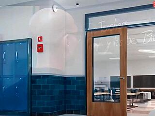 Dominant teacher demands sexy blonde teen Zara in 3D hentai