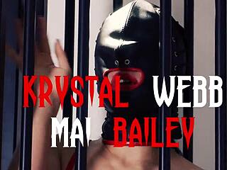 Mai Bailey And Krystal Webb, Those Sexy Sluts In Heels And Nylon, Dominate Each Other With Ass Licking And Pussy Fingering